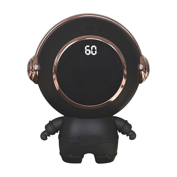 Hand Warmer USB Astronaut Warm Baby Portable Mini Digital Display Cute Fast Heat 45-60 Degrees Celsius, 130g, Ideal for Kids and Family Use, Perfect for Winter Comfort