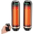 thumbnail image 1 of Hand Warmers Rechargeable, 2 Pack 2 in 1 Hand Warmer Reusable 10000mAh Electric Portable Pocket Heater with Flashlight 3 Levels Heating Gifts for Men, Winter, Hunting, Camping, 1 of 8