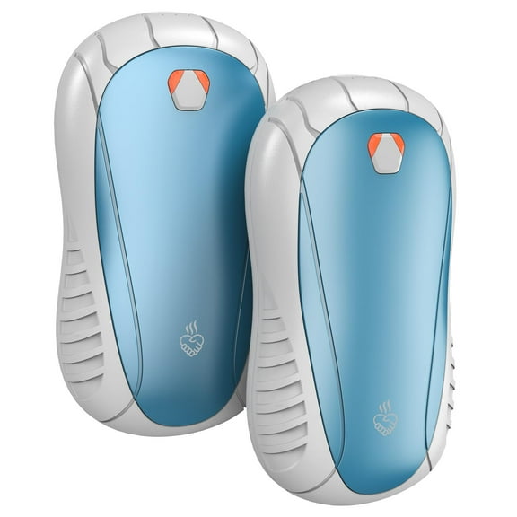 Hand Warmers Rechargeable 2 Pack, 2024 Upgraded Electric Portable Hand Warmers 6000mAh Electric Portable Pocket Heater with 3 Levels Warmth, Gift for Women Men
