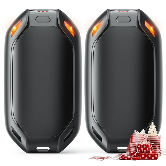 Hand Warmers Rechargeable, 2 Pack 6000mAh Electric Portable Pocket Heater, Heat Therapy Great for Raynauds, Hunting, Golf, Camping, Women Mens Gifts