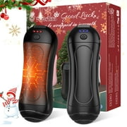 Hand Warmers Rechargeable 2 Pack,6000mAh Portable Electric Hand Warmer USB Pocket Heater 20+Hrs Safe Heat,Heat Therapy for Raynauds, Hunting,Golf,Camping,Women Mens Ideal Present,Black