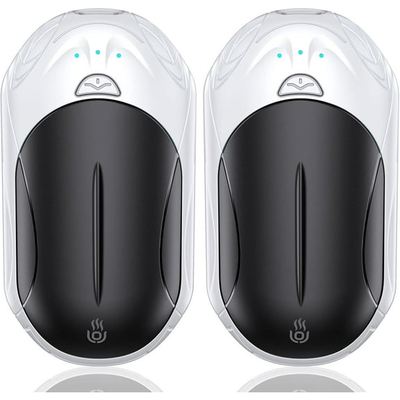 Hand Warmers Rechargeable 2 Pack,AI 6000mAh Rechargeable Hand Warmer,20Hrs Long Heating Electric Hand Warmer,Portable Pocket Heater,Gifts for Christmas,Golf,Camping,Hunting