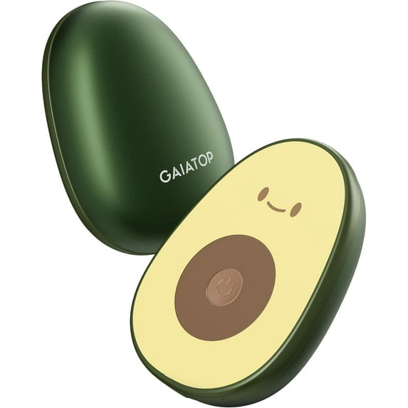 Hand Warmers Rechargeable 2 Pack Magnetic 3 Settings Fast Heating Avocados Shape Electric Portable Pocket Heater Reusable Hot Hands Gifts for Women Men Outdoor Camping Hunting Golf
