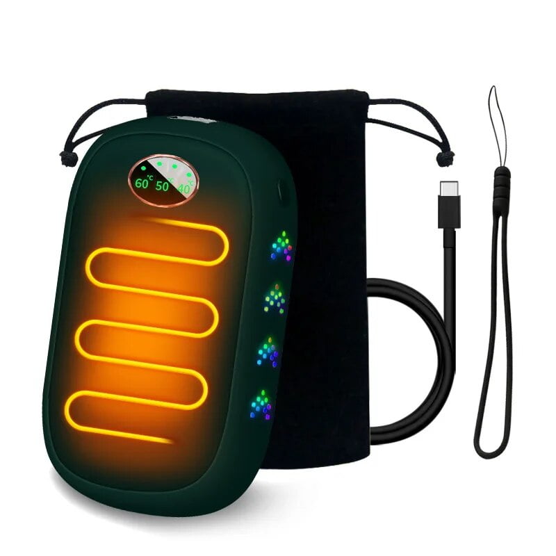 Hand Warmers Rechargeable 2 Pack, DoubleSided Heating