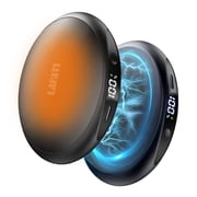 Hand Warmers Rechargeable 2 Pack, Magnetic Electric Hand Warmer with Digital Display, 3 Heating Levels, 4000mAh Portable Pocket Heater for Outdoor Activities, Winter Gifts