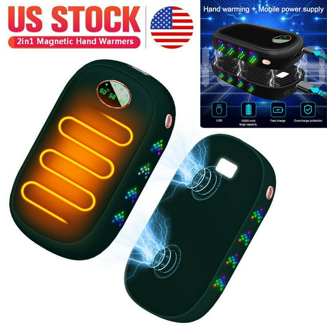 Hand Warmers Rechargeable 2 Pack, Pocket Size Electric Handwarmers