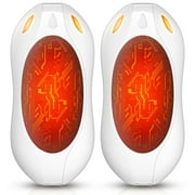 Hand Warmers Rechargeable 2 Pack,Portable Electric Hand Warmer 2 in 1 Magnetic Reusable Heater Pocket Gifts 3 Heat Settings for Men Women Outdoor Camping Golf Hunting Gift-White