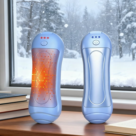 Hand Warmers Rechargeable 2 Pack,Rechargeable Hand Warmer, Portable USB Pocket Heater with AI Smart Chips, 20+ Hours Safe Heat, Gift for Men & Women, Ideal for Outdoor, Hunting, Skiing, Camping