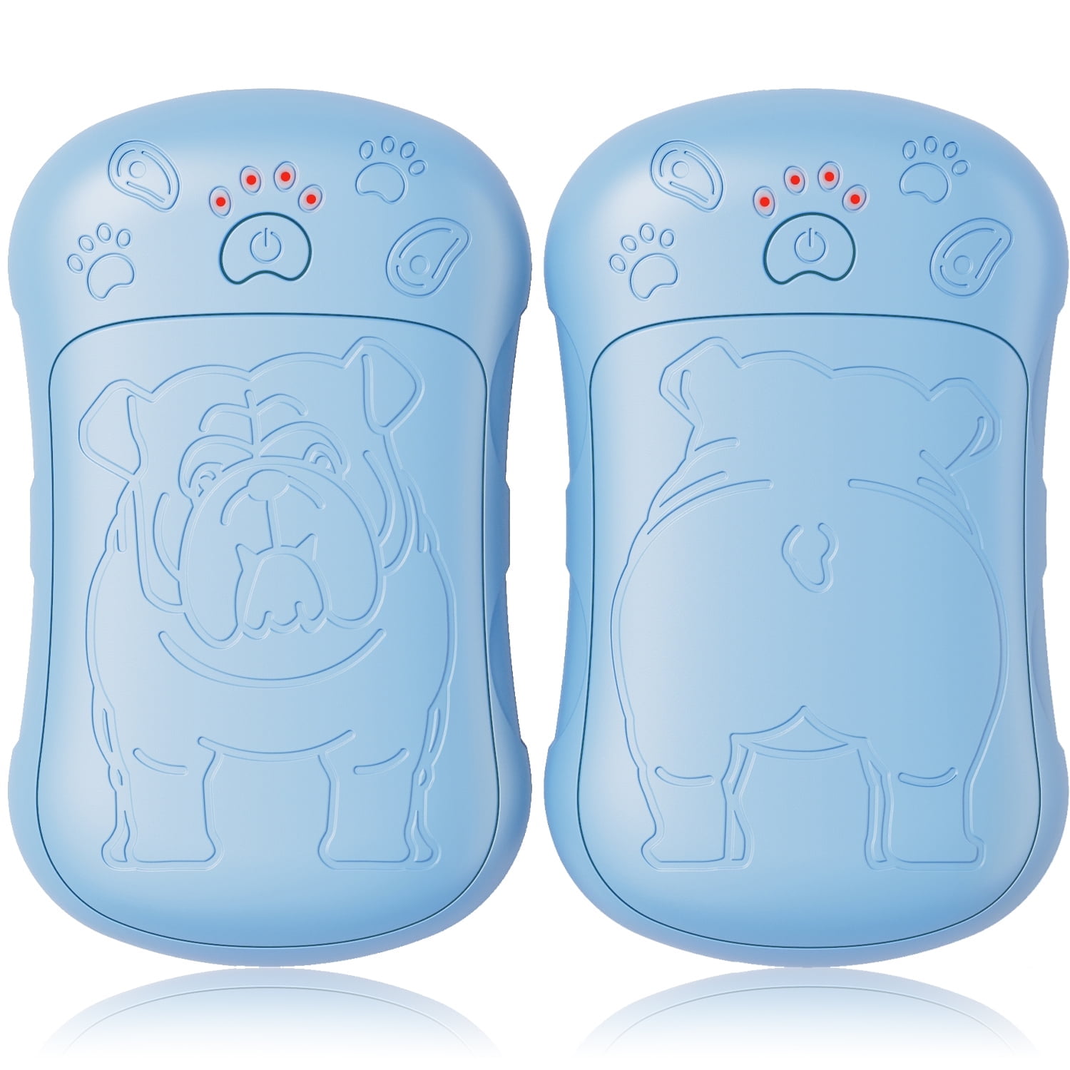 Lot De 2 Chauffe-mains Magnétiques Rechargeables - 3 Niveaux De Chaleur - Neuf