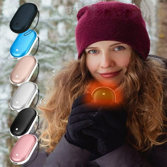 Hand Warmers Rechargeable 2400mAh Electric Hot Hands Hand Warmers Portable Pocket Heater for Women Man Camping Winter Warm Cell Phone and You