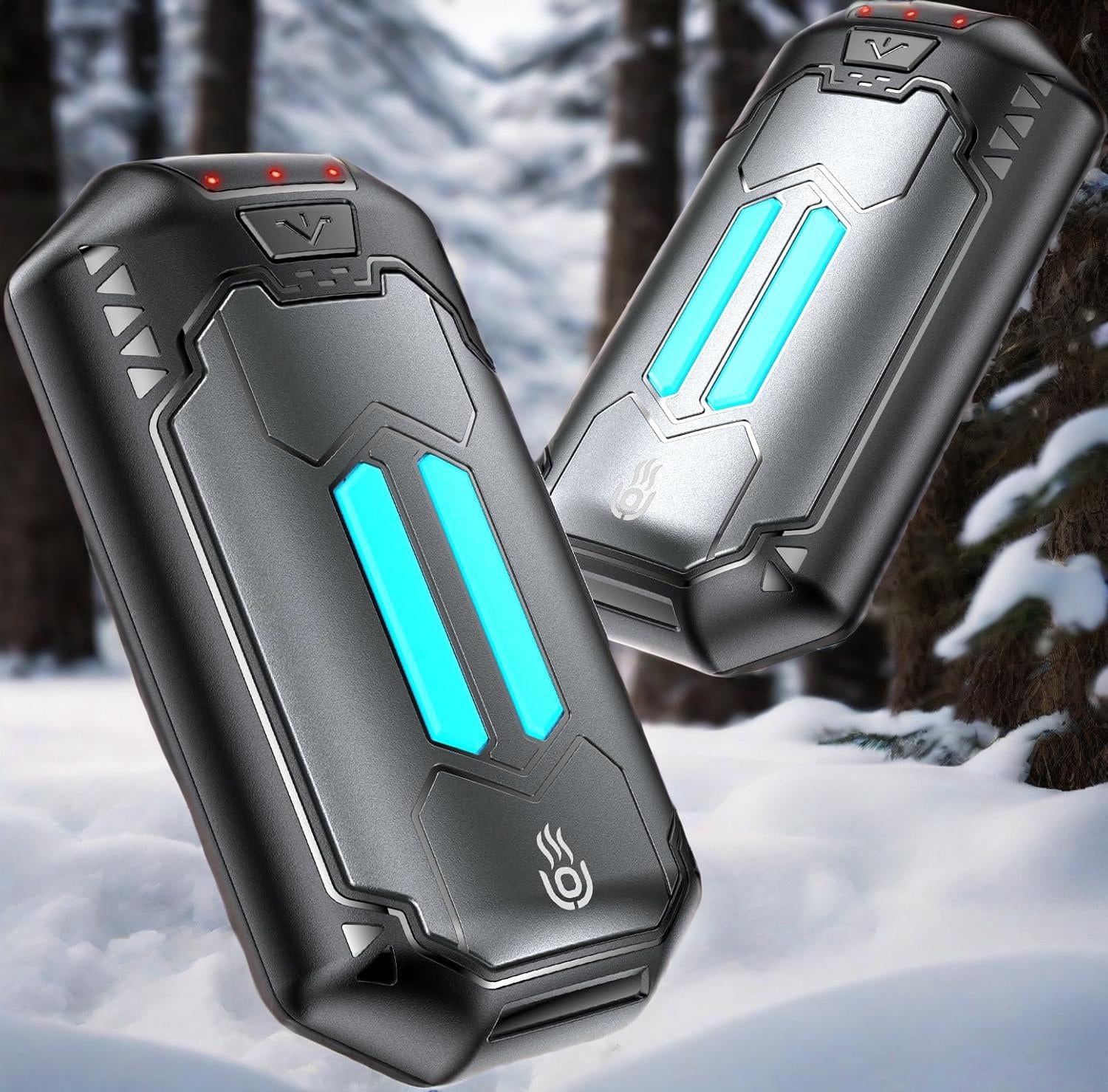 Hand Warmers Rechargeable Electric 2 Pack Portable Pocket Hands Hand Warmers 20 Hrs Long Safe Heat 3 Settings for Women Men Hunting Camping Skiing 2025
