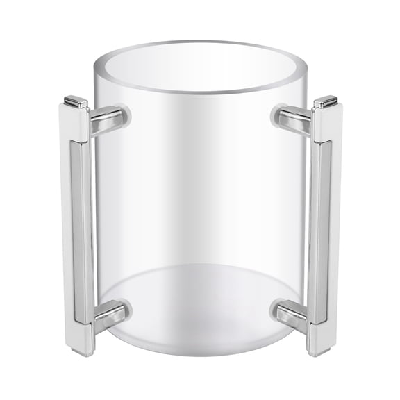 Hand Washing Cup Acrylic Round Washing Cup Hand Wash Cup with Two Metal Handles for Jewish Prayer Wash Cup Gift