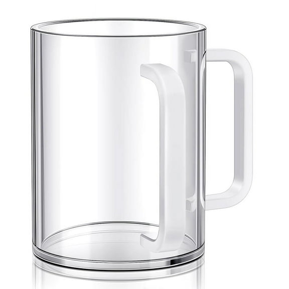 Hand Washing Cup with Dual Handles Acrylic Washing Cup for Netilat YadayimNegel Vasser Wash Cup Handles for Jewish White