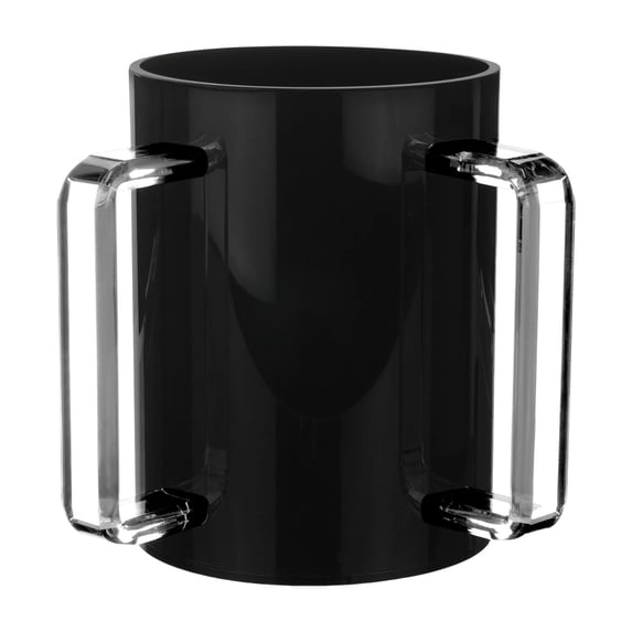 Hand Washing Cup with Handles 5" Clear Acrylic Hand Washing Cup for the Glass&Bottle Happy Day!