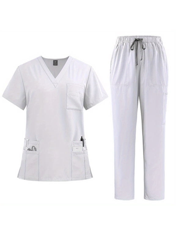 Hand Washing Workwear, Doctor and Nurse Work Uniforms, Operating Room Straight Leg Pants, Women Garment