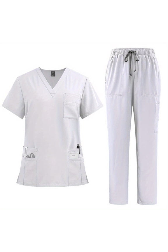 Hand Washing Workwear, Doctor and Nurse Work Uniforms, Operating Room Straight Leg Pants, Women Garment