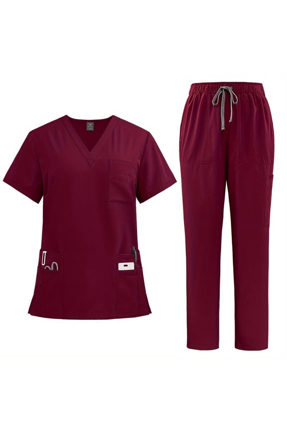 Hand Washing Workwear, Doctor and Nurse Work Uniforms, Operating Room Straight Leg Pants, Women Garment