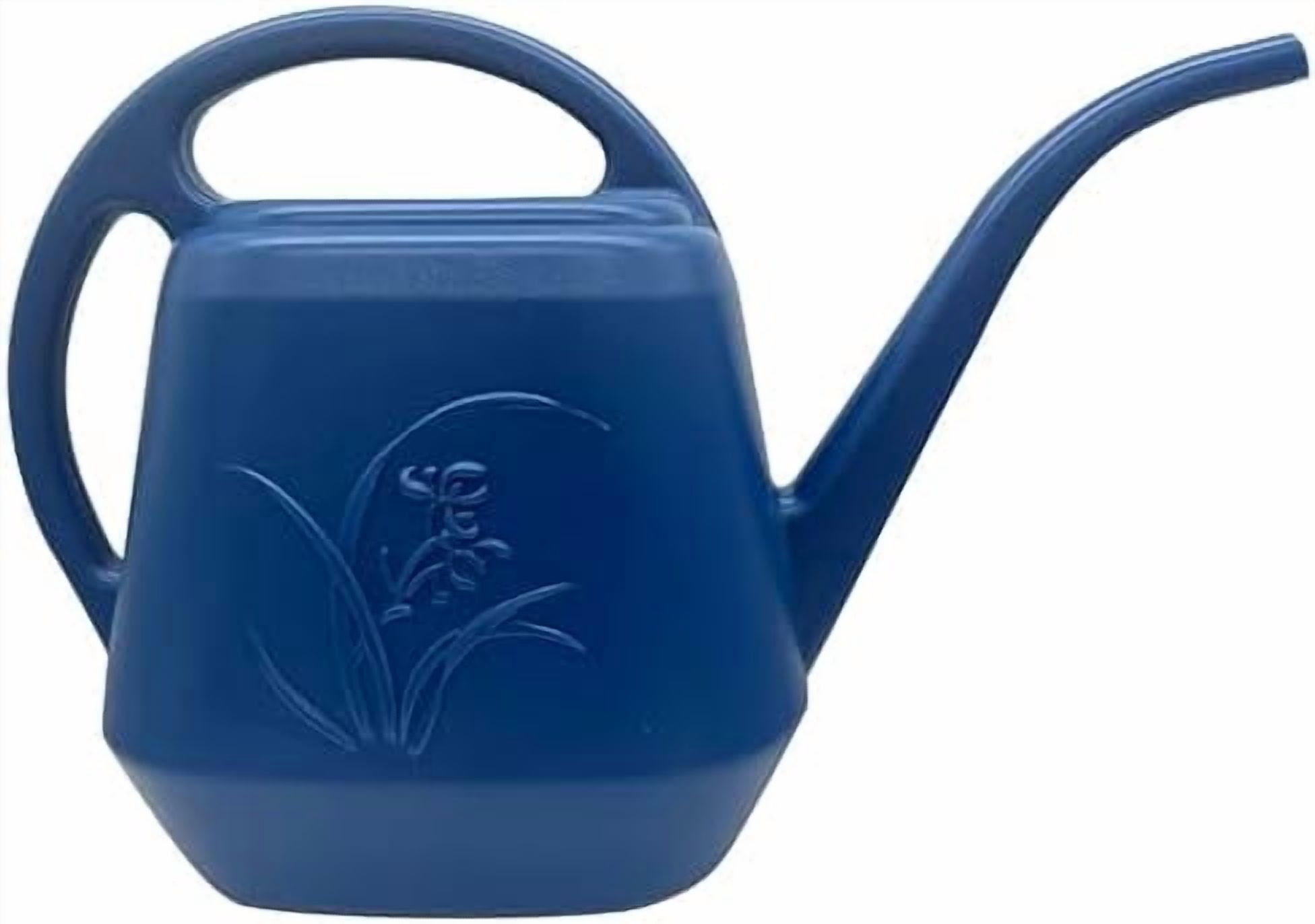 Hand Watering Can - with Long Spout - 1 Gallon - Blue