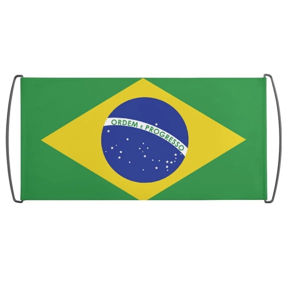 Hand-Waving Flag 19.79.8in Can Be Hung And Can Be Widely Used To Support The Company To Build A Home Brazil Flag Green Brazilian National