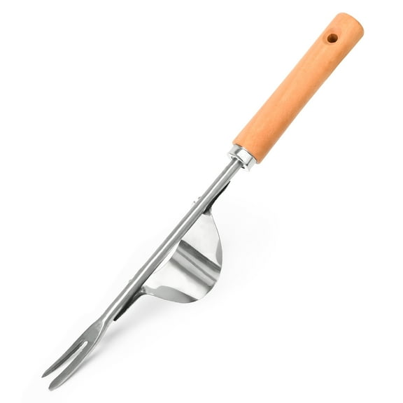 Hand Weeder Tool, Weed Puller Tool Bend-Proof Lever Base with V-Shaped Forks Easy Removal of Weeds