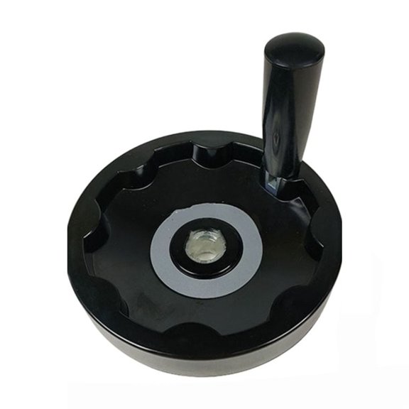 Hand Wheel 6in Folding Revolving Handle Inner Corrugated Plastic Lifting Wheel, Style C