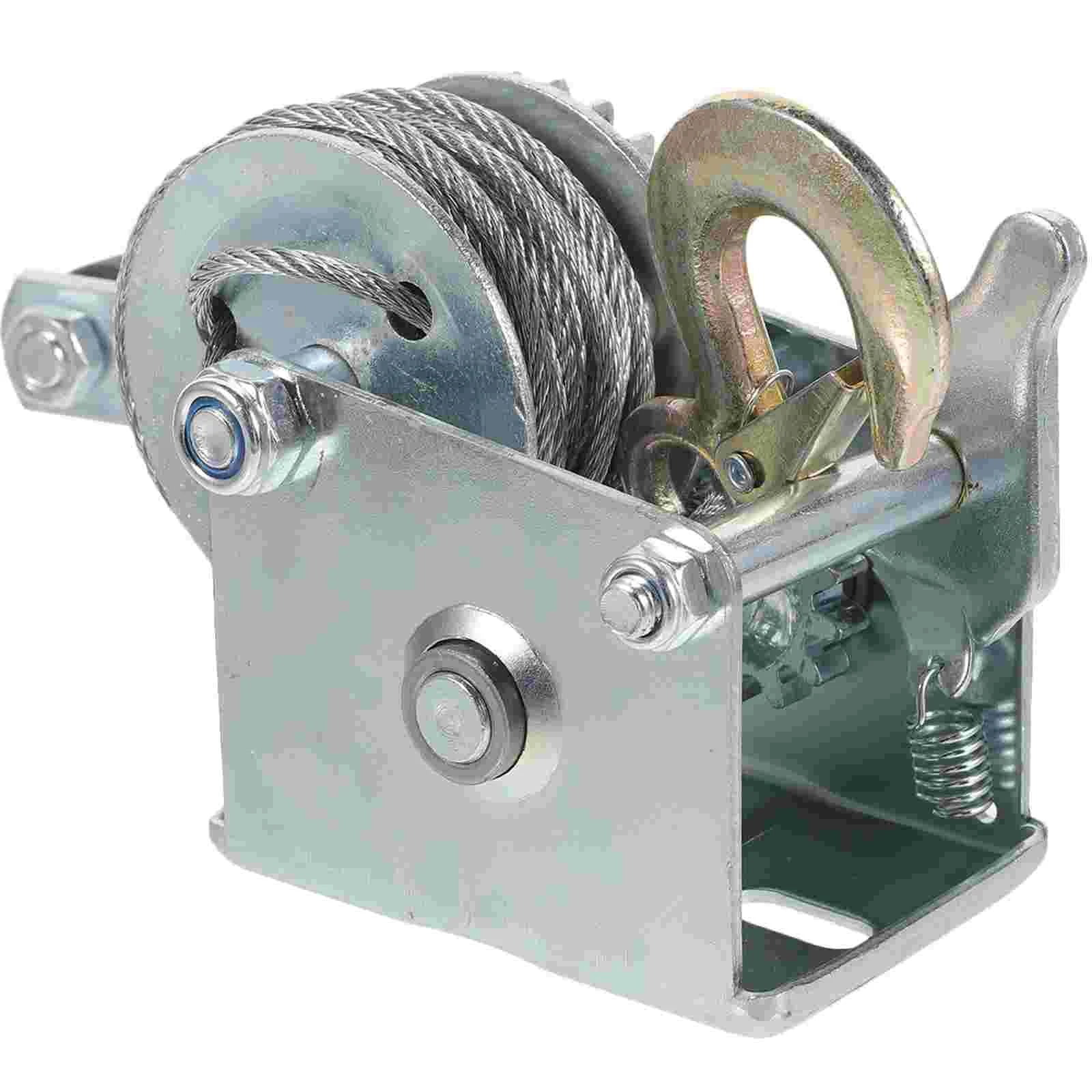 Hand Winch 1200 Pounds Manual Winch Wire Rope Traction Hoisting Winch ...