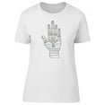 thumbnail image 1 of Hand With Henna Artwork Tee Women's -Image by Shutterstock, 1 of 2