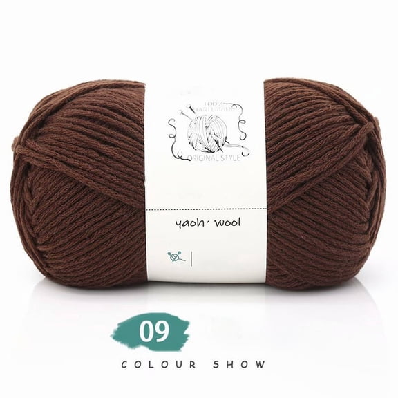 Hand Woven No 2 Yarn Multi Color Option Includes 1 Skein Soft Crochet YarnforHand Knitting Warm Sweater Sofa Cushion Scarf Diy Project High Quality Cotton Yarn Easy UseforBeginners Experienced