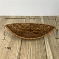 thumbnail image 1 of Hand-Woven Breakfast Bread Tray Leaf Shape Display Fruit Dish Baskets Leaf Imitation Rattan Weaving Basket Serving Storage Bowls, 1 of 9