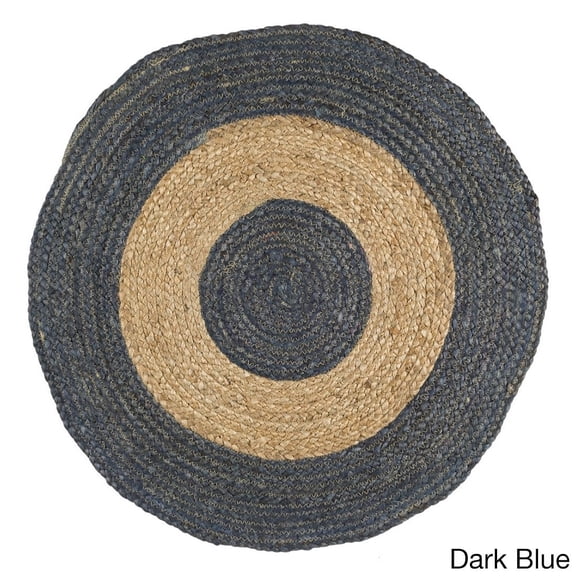 Hand-Woven Canada Jute Rug (3' Round)