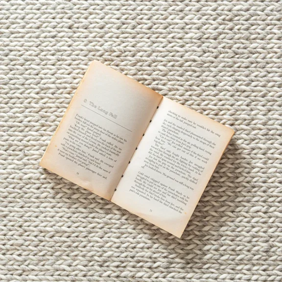 Hand Woven Chunky Braided Hand Knitted, Modern Style Blended Wool Indoor Rug. Entryway or Runner Customisation Available - The Rug Baket