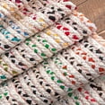 thumbnail image 1 of Hand-Woven Colorful Cotton Area Rugs - Vibrant and Artistic Touch for Your Space 2' x 3' Oval, 1 of 5
