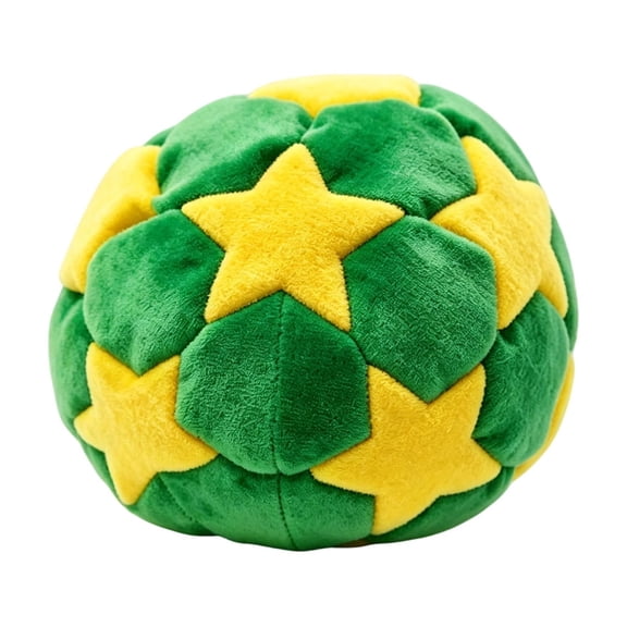 Handmade Kick Footbag, Soccer Printed Soccer Hackys Footbag Sacks, Leisure Hacky Sacks for Adults, Soft Footbag Juggling Props for Body Coordination & Outdoor Fun