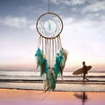thumbnail image 1 of Hand-Woven Dreamcatcher with Feathers and Beads for Wall Hanging Car Rearview Mirror or Room Decor to Add Bohemian Style and Cultural Ambiance to Living Spaces, 1 of 5
