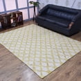 thumbnail image 1 of Hand Woven Flat Weave Kilim Jute Eco-Friendly Area Rugs - 3'X5', Rectangle Shape, Beige Gold Color, Geometric Pattern, High Pile, Natural Fiber, Handmade Area Rugs For Living Room (J00031), 1 of 8