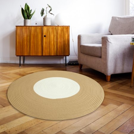 Hand Woven Handmade Washable Braided Area Hand Woven Floor carpet End Table Chair for Bedside Home Living Room Farmhouse