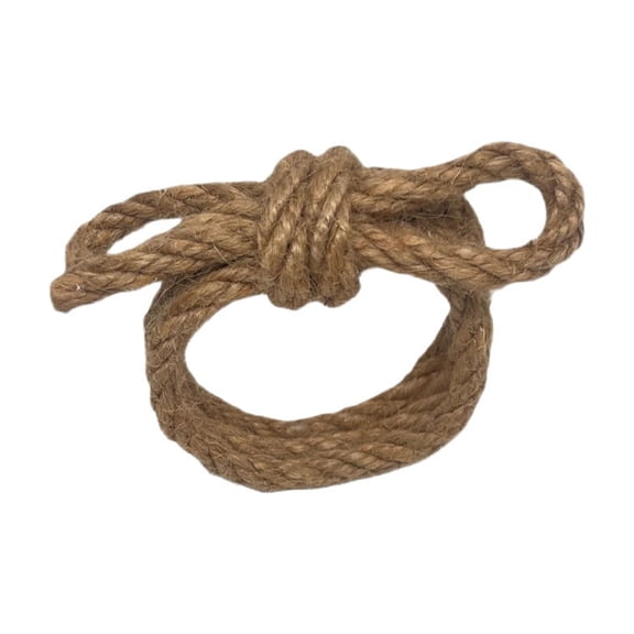 Hand Woven Hemp Rope Bow Napkin Rings, 2Pcs Natural Flax Table Decor For Wedding, Party, Farmhouse Dining, Rustic Home Decor, Western Style Napkin Holders