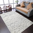 thumbnail image 1 of Hand Woven Jute Eco-Friendly Area Rugs - 5'X8', Rectangle Shape, Beige Color, Contemporary Pattern, High Pile, Natural Fiber, Outdoor Indoor Handmade Area Rugs For Living Room, Bed Room (J00090), 1 of 9