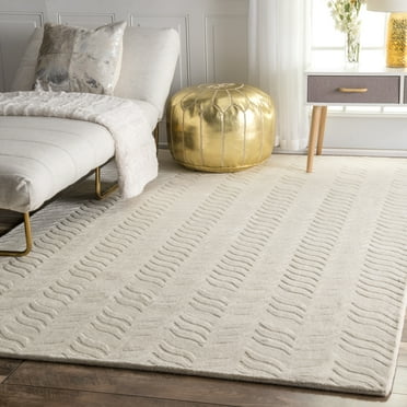 nuLOOM Hand Woven Lundberg Area Rug, 8' 6" x 11' 6", Ivory
