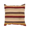 thumbnail image 1 of Hand Woven Modern Stripe Wool Pillow - 3'0'' x 3'0'', 1 of 1