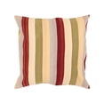 thumbnail image 1 of Hand Woven Modern Stripe Wool Pillow - 3'0'' x 3'0'', 1 of 1