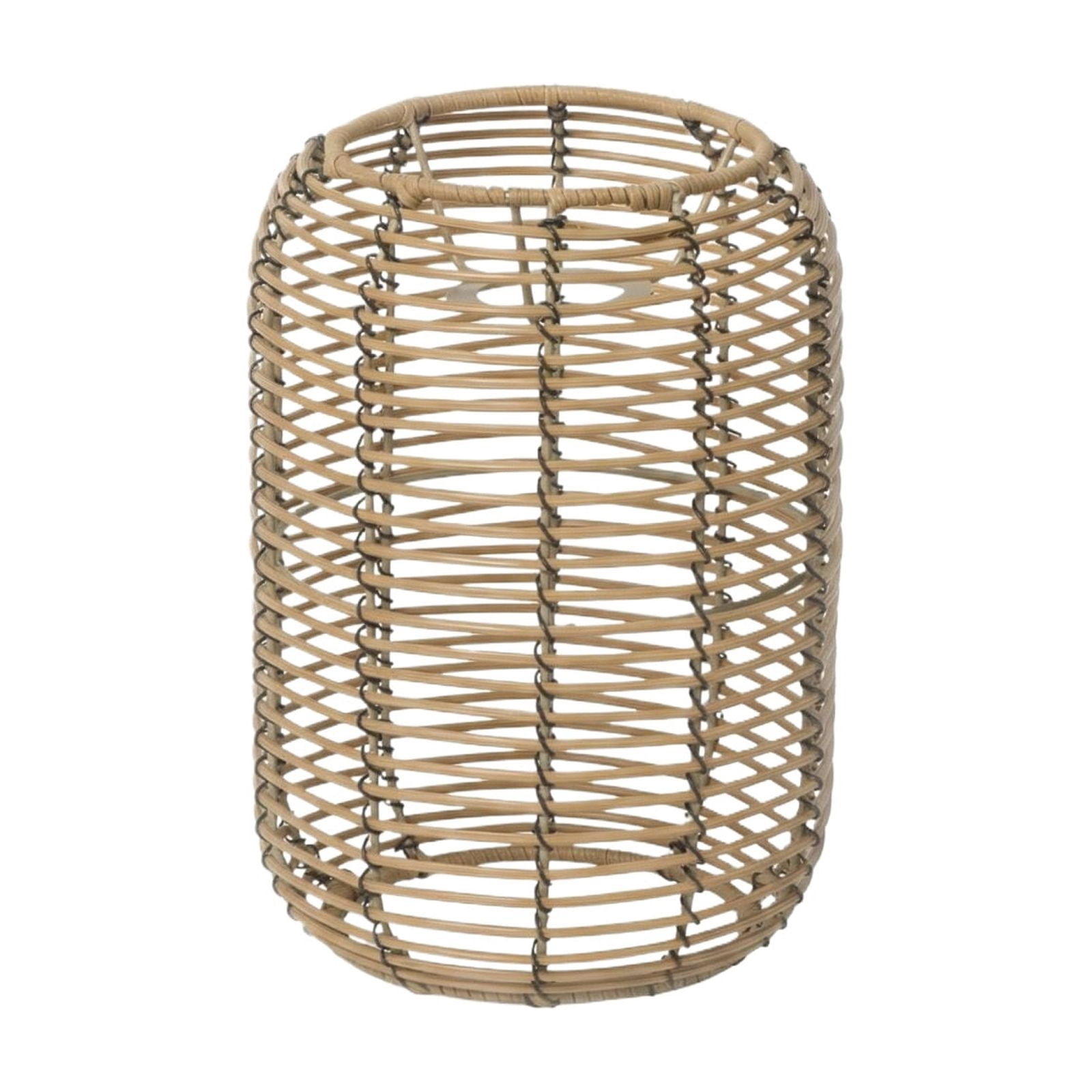 Hand-Woven Pendant Light Shade, Retro Style Lamp Cover for Ceiling Fixtures, Bohemian Wicker Chandelier Accessory, Vintage Hanging Light Guard for Indoor Decor