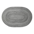 thumbnail image 1 of Hand Woven Placemats Oval Washable Decorative Placemats Non Slip,Heat Resistant and Durable Dining Mats Reusable Ideal for Family Gathering Party Weddings 18*12 In-Gray, 1 of 9