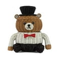 thumbnail image 1 of Hand Woven Prince Bear Rattan Storage Basket Decorative Home Decor Organizer Cute Handmade Handcrafted Gift Decoration Artwork, 1 of 5