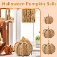 thumbnail image 1 of Hand Woven Pumpkin with Braided Straw Hobby, 1 Piece Small, Beige, for Living Room Table, Fall Decoration, 1 of 6