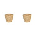 thumbnail image 1 of Hand Woven Straw Flower Pot Cover Woven Containers for Indoor Outdoor Boho Farmhouse Decor Rattan Basket Decorative Planter Home Decoration, 1 of 9