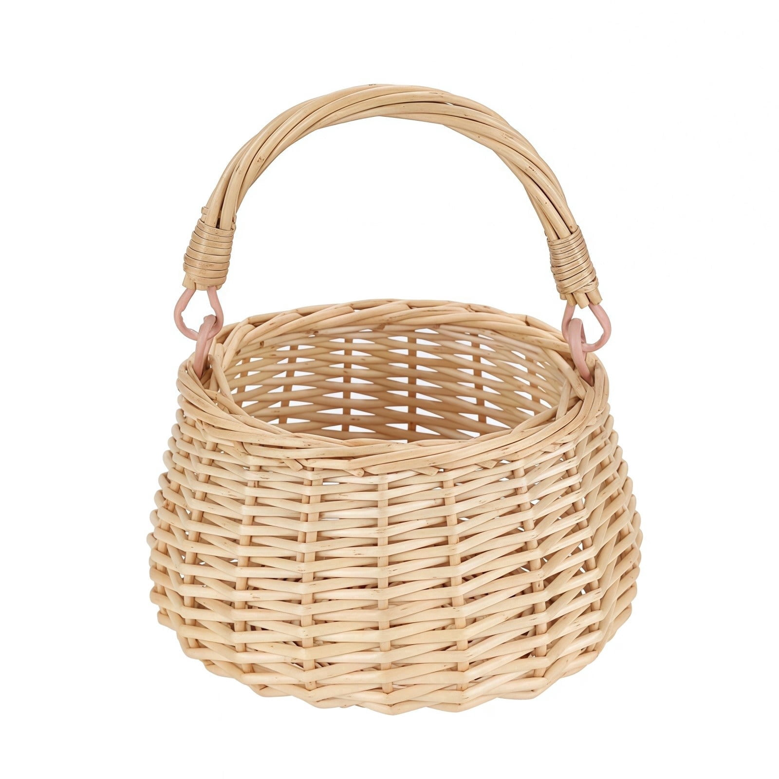 Hand Woven Style Storage For Organizing Fresh Produce Eggs And Daily Household Items Natural Material Food Container