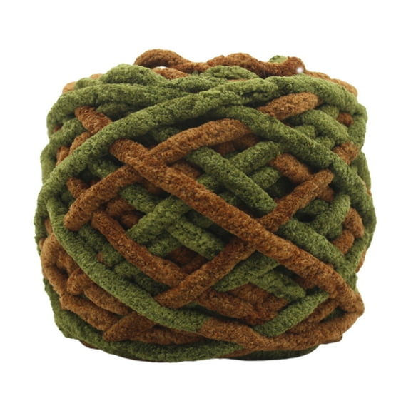 Hand Woven Thick Ice Bar Yarn Crochet Scarf Sweater Doll Yarn Segment Dyed Acrylic Soft Strong Lustrous Eye Catching 100g 5mm DIY Craft Accessory for Beginners Experienced Weavers Four Seasons