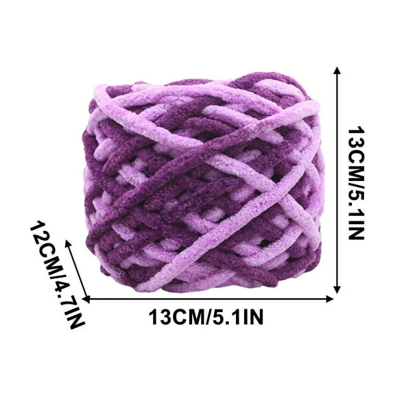 Hand-Woven Thick Ice Bar Yarn for DIY Crochet | 100g 325m Acrylic Yarn for Scarves, Sweaters & Dolls | Soft, Strong & Colorful Craft Yarn for Beginners & Experts