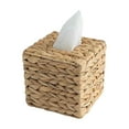 thumbnail image 1 of Hand Woven Tissue Dispenser, Holder Storage Box with Cover for Storing and Dispensing Paper, Keep Tissue Clean for Home Kitchen Hotels Restaurants Tabletop Decor, 1 of 4